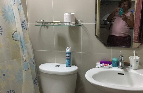 Project 8 Condo | 1 bedroom on 27floor of condo. Has sofa bed outside bedroom. View from balcony.