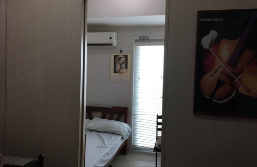 Project 8 Condo | 1 bedroom on 27floor of condo. Has sofa bed outside bedroom. View from balcony.