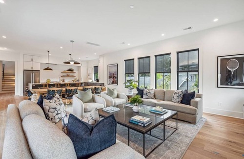 Isle of Palms House | 1 block to Beach, Private Pool, Pickleball, LSV Golf Cart