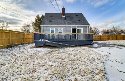 Detroit House | 1 Mi to Rouge Park Home with Fenced Yard and Deck