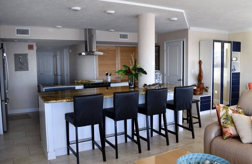 Daytona Beach Shores Condo | 1001 Shores Club: "10" Views/Htd Pool/NO-DRIVE Bch/Grill/Sauna/Picklbl/BsktBll +