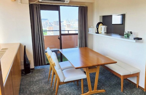 Kanazawa Apartment | 1001 Top floor room with a view of Kanazawa Castle accommodates up to 10 people/Kanazawa Ishikawa