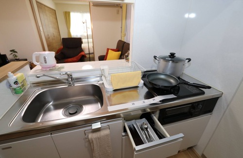Chuo-ku Apartment | 101 Japan's three biggest night views at the foot of Mt.Moiwa Sapporo/Spacious 54㎡/From Chitose Airport to one highway bus/Quiet room/Up to 5 people per room