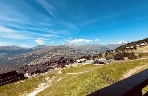 Vallandry Apartment | 10m from ski slopes, 1st floor, view valley, balcony, tv, ski locker, 24m², Peisey-Vallandry