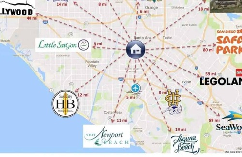 Santa Ana Apartment | #12~🔥LUX 1BD🔥6Mi→Disney🏰 1min→DTSA☆W/Parking 😍