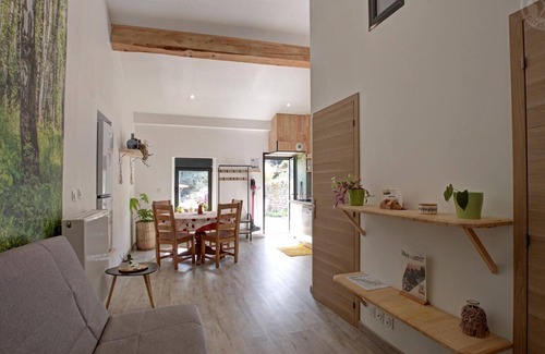 Saint-Julien-Molin-Molette Cottage | 18th-century stone cottage with valley views, jacuzzi, and terraces