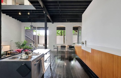 Champaign Apartment | 1960's Mid-Century Modern Loft w/Original Furniture