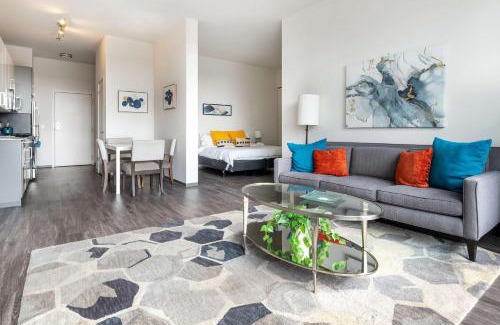 Palmer Square Apartment | 1BR City Loft With Modern Glass Views