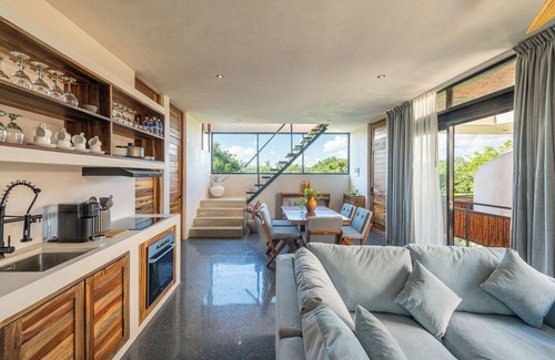 Tulum Apartment | 2-Bed Panoramic Penthouse Private Rooftop Pool Jungle Views
