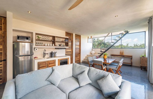 Tulum Apartment | 2-Bed Panoramic Penthouse Private Rooftop Pool Jungle Views