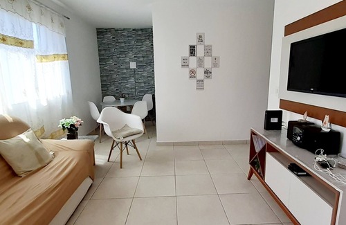 Jardim Flamboyant Apartment | 2-bedroom apartment (one en-suite), near Praia do Forte, elevator and Wi-Fi