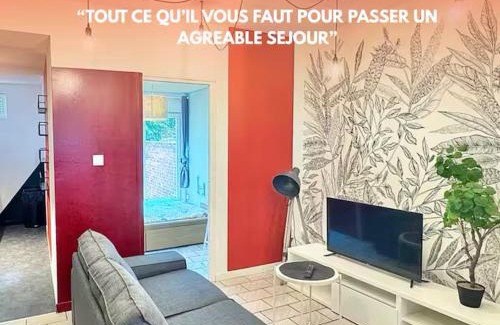 Douai Apartment | 2 chambres en RDC avec terrasse 4 personnes