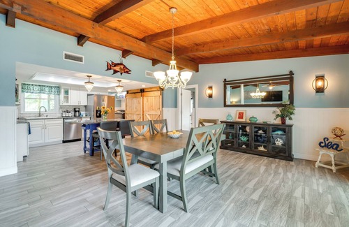 Homosassa House | 2 Mi to Homosassa Springs: Riverfront Home w/Dock