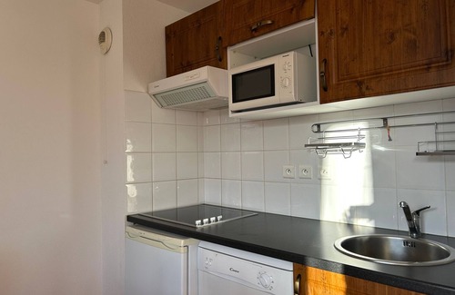 Peyragudes Apartment | 2-room in Peyragudes, shuttle, ski-back, 4 pers, balcony, spa access, WIFI optional