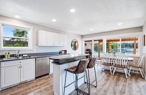 Black Diamond House | 2-Story Lakefront Home w/Furnished Deck, Beach Access, Free WiFi, Foosball Table