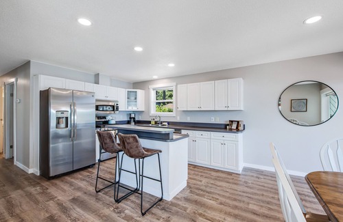 Black Diamond House | 2-Story Lakefront Home w/Furnished Deck, Beach Access, Free WiFi, Foosball Table