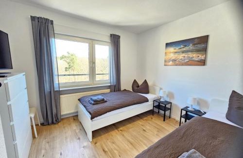 Giessen Apartment | 2 Zimmer Apartment in Linden mit Einzelbetten, Balkon, WLAN, Parkplatz -GI03