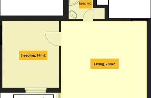 Meilen District Apartment | 2-Zimmerwohnung 46m2, nahe Zürich