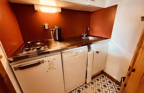 Vallandry Apartment | 250m from ski slopes, 3rd floor, balcony, tv, ski locker, 20m², Peisey-Vallandry