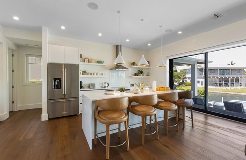 Holmes Beach House | 28-Night Min Luxury Canal Home with Pool & Deck