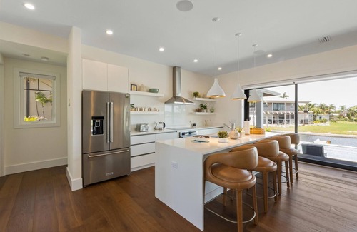 Holmes Beach House | 28-Night Min Luxury Canal Home with Pool & Deck