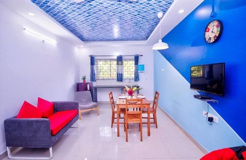 Vagator House | 2BHK Sparkling Apartment with POOL, WIFI, PARKING