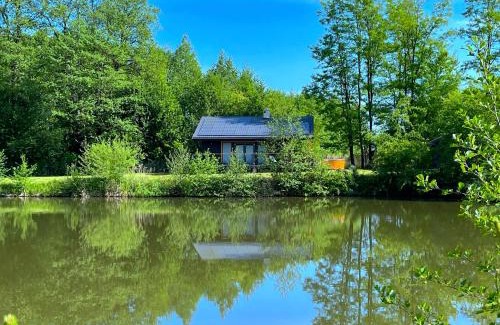 Susiec House | 2os Domek z prywatną balią z jacuzzi, kominek, na odludziu, jedyny na 10000 m2 terenie, widok na las, lubelskie Roztocze
