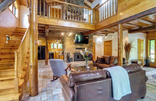 Harrison Cabin | 3,000 Sq Ft + Game Room: Ozarks Serenity Cabin!