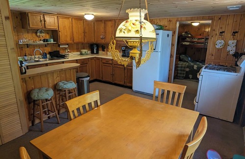 Harrison Cabin | 3 bedroom Cabin on Bertha Lake w/private beach!