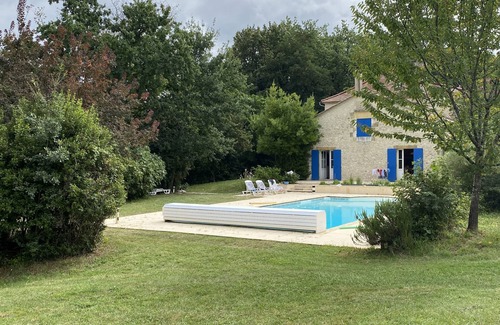 Agnac House | 360 m² villa on 9.5 hectares of fenced land, swimming pool and pond