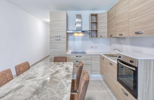 Mellieha Apartment | 3BR Maisonette w/Terrace, Pool Access & Sea View