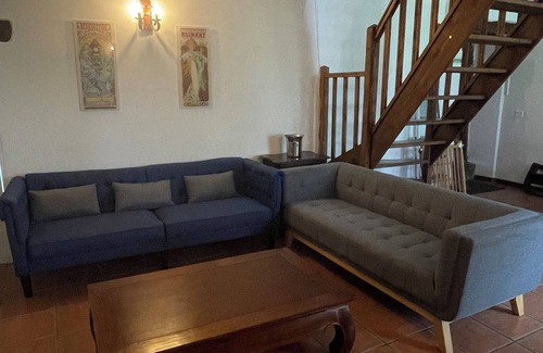 Saint-Nicolas-du-Pelem House | 4 Bedroom House, Sleeps 10, Swimming Pool, Wi-Fi, family & pet friendly