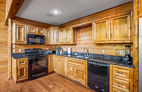 Black Bear Falls House | 4 BR/5 BA Cabin w/Game Room, Hot Tub, Forest-View Deck