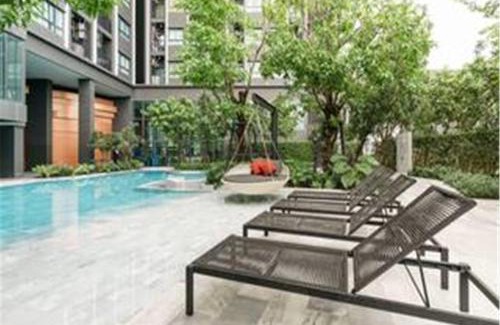 Kabin Buri Apartment | 4-Ideo New Rama 9 游泳池公寓 二房二卫WiFi