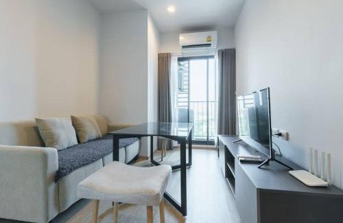 Kabin Buri Apartment | 4-Ideo New Rama 9 游泳池公寓 二房二卫WiFi
