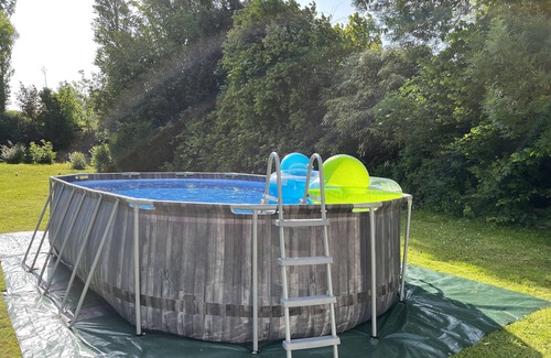 Saint-Denis-d'Aclon House | 4 km from the sea, swimming pool, spa, bicycles, garden, river