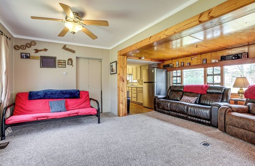 Evart Cabin | 4 Mi to Snowmobile Trails: Muskegon River Retreat