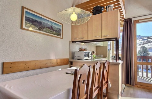 Belle Plagne Apartment | 4-room duplex, 8 pers, south-facing, balcony, ski-in/ski-out