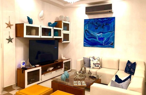 Sosua Villa | 4BD villa with private pool in beachfront resort. Tennis/ basket/waterpark/gym!