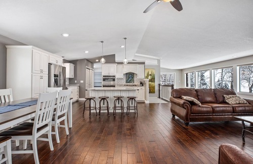 Nisswa House | 5 Bedroom Lake House w/Private Swimming Area on Gull Lake - Deck w/Amazing Views