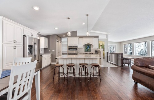 Nisswa House | 5 Bedroom Lake House w/Private Swimming Area on Gull Lake - Deck w/Amazing Views