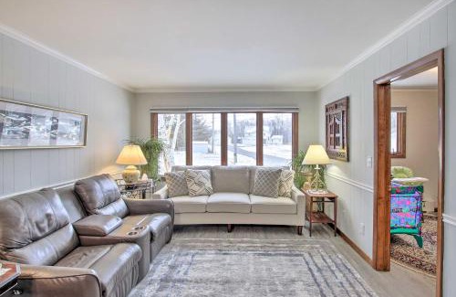 Two Rivers House | 5 Mi to Point Beach State Forest Home with Fire Pit