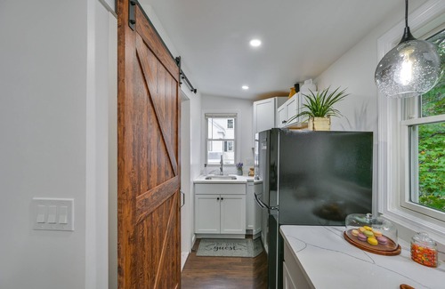 Danvers Apartment | 5 Mi to Salem: Furnished Patio at Danvers Studio!