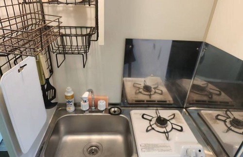 Nishi-Shinjuku Apartment | 5 min. walk from Nishi-Shinjuku 5-chome Station & Table bed & 20 sq.m. with veranda