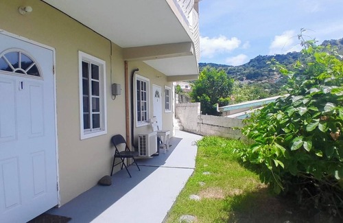 Kingstown Apartment | 5 mins walk from Kingstown! Private 1-bedroom apartment with AC. Pet-Friendly!