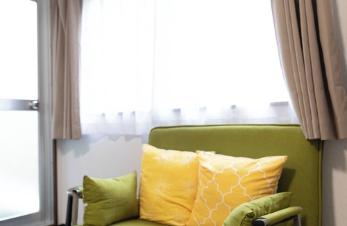 Nishi-Shinjuku Apartment | 5 minutes on foot from Nishi-Shinjuku 5-chome Station & double bed & veranda