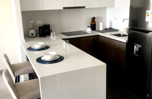 San Isidro Centro Financiero Apartment | 5*| Sleek brand new with pool 2 BR/2BATH | San Isidro