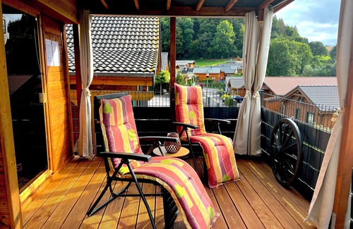 Rieden House | 5 Sterne Ferienhaus Annika - Kamin,Sauna,Seeblick