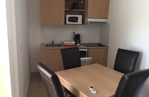 Santa-Maria-Poggio Apartment | 500m from the beach T2 with pool, terrace, air conditioning