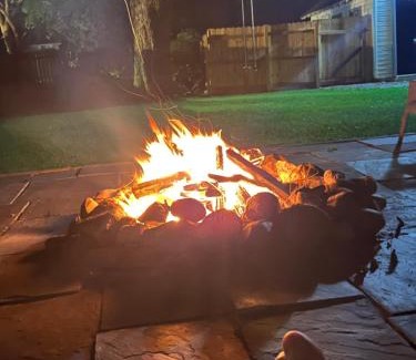 Lake Geneva House | 515Escape - Near downtown, private backyard, firepit, bbq, fun!